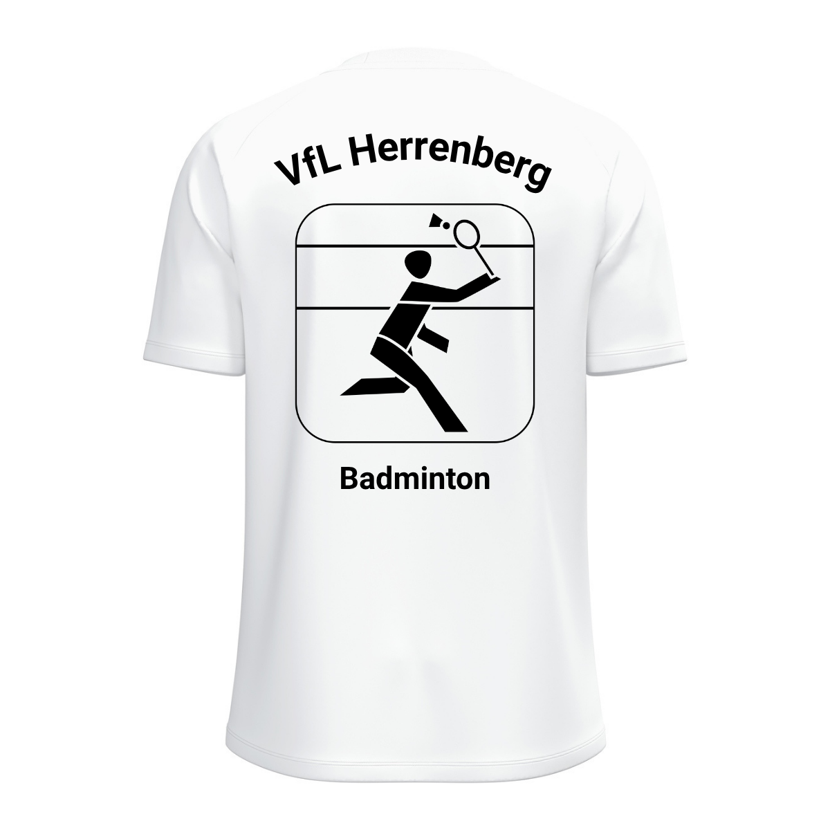 JAKO T-Shirt One Weiß (inkl. Bedruckung) VfL Herrenberg Badminton
