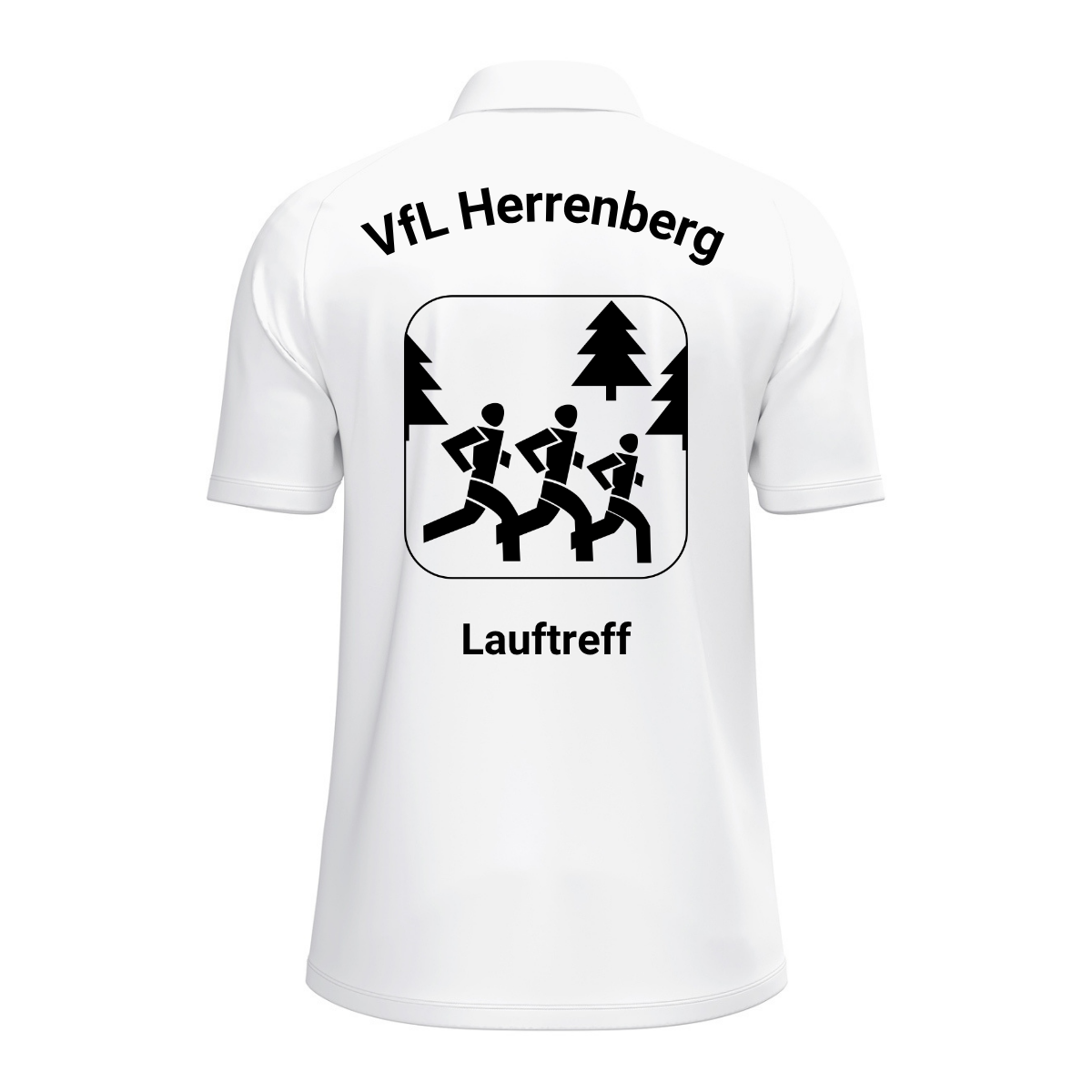 JAKO Poloshirt One Weiß (inkl. Bedruckung) - VfL Herrenberg Lauftreff