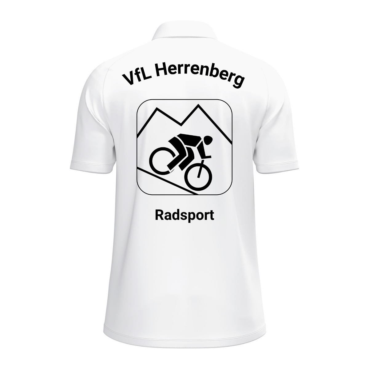 JAKO Poloshirt One Weiß (inkl. Bedruckung) - VfL Herrenberg Radpsort