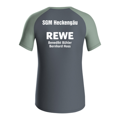 JAKO T-Shirt Iconic anthra light/mintgrün/soft grey (inkl. Bedruckung) - SGM Heckengäu
