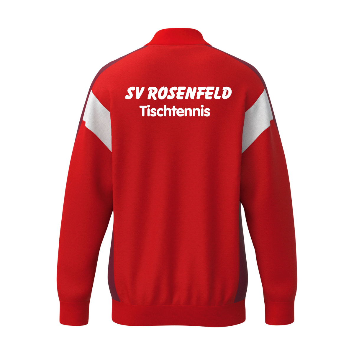 Erima CELEBRATE 125 Polyesterjacke rot/weiß (inkl. Bedruckung) - SV Rosenfeld Tischtennis