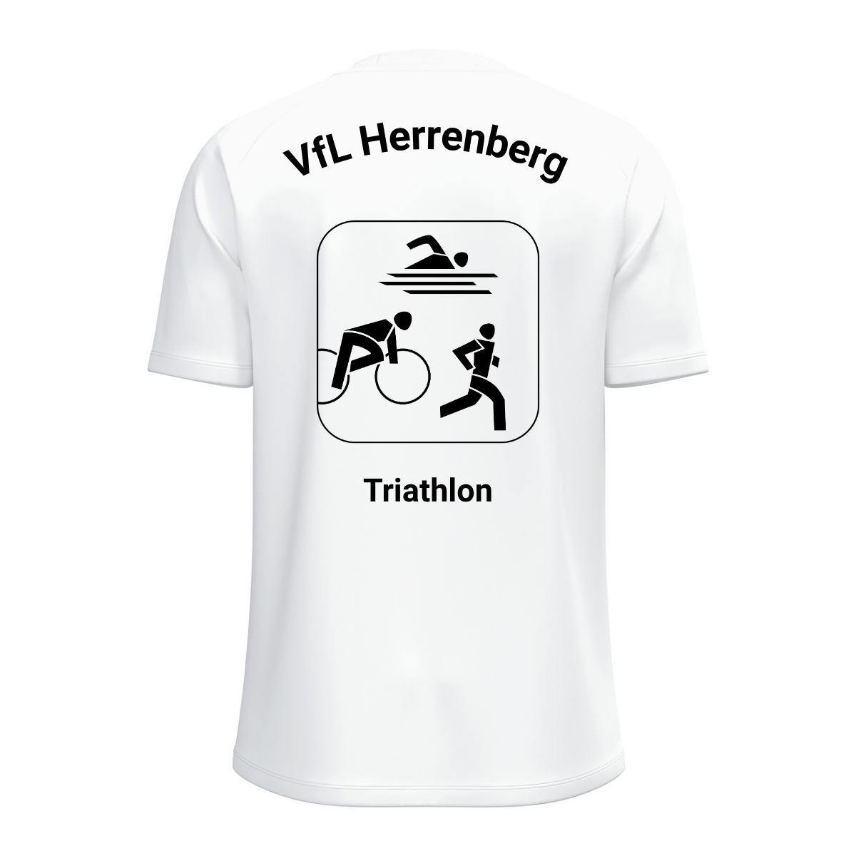 JAKO T-Shirt One Weiß (inkl. Bedruckung) VfL Herrenberg Triathlon