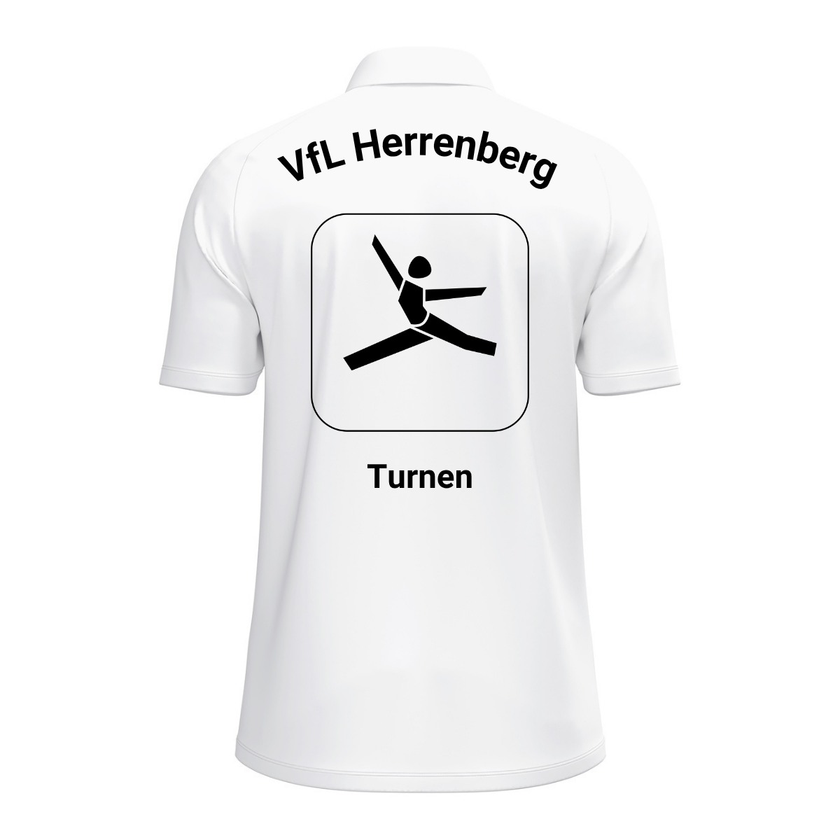 JAKO Poloshirt One Weiß (inkl. Bedruckung) - VfL Herrenberg Turnen