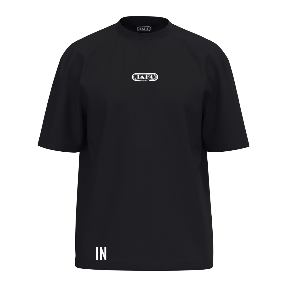 JAKO T-Shirt Wardrobe Schwarz (inkl. Bedruckung) - Nur Initialen
