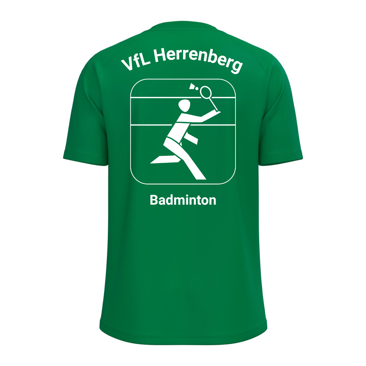JAKO T-Shirt One Grün (inkl. Bedruckung) - VfL Herrenberg Badminton