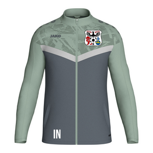 JAKO Polyesterjacke Iconic anthra light/mintgrün/soft grey (inkl. Bedruckung) - SGM Heckengäu