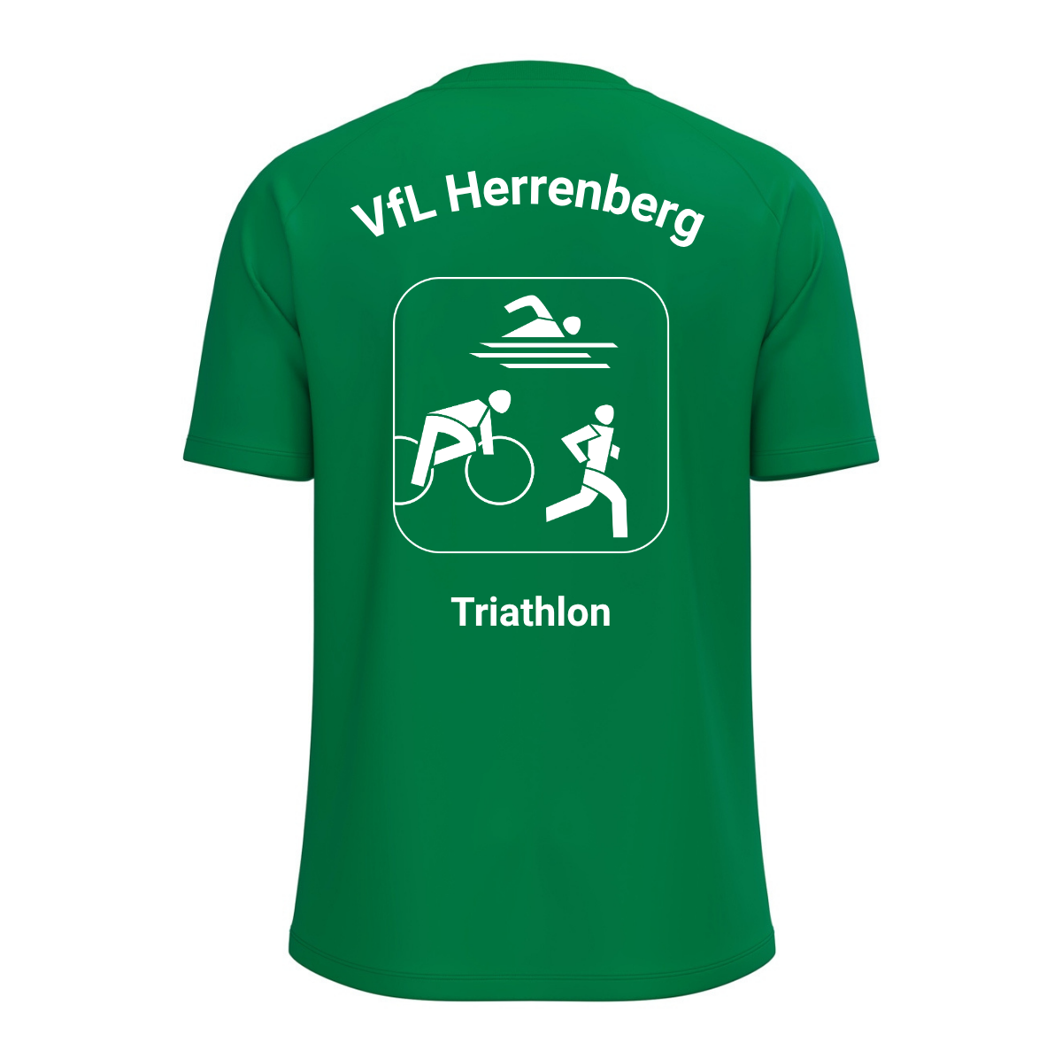JAKO T-Shirt One Grün (inkl. Bedruckung) - VfL Herrenberg Triathlon