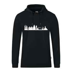 JAKO Herrenberg Skyline Hoodie (inkl. Bedruckung) - Schwarz