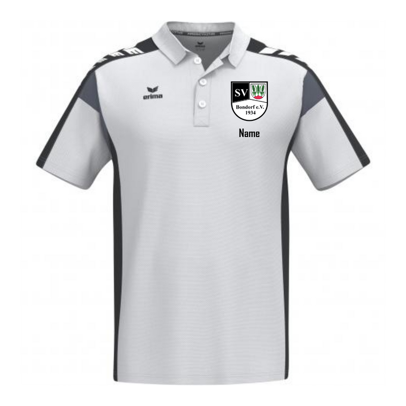 Erima CELEBRATE 125 Polo Weiß/Schwarz (inkl. Bedruckung) - SV Bondorf TA