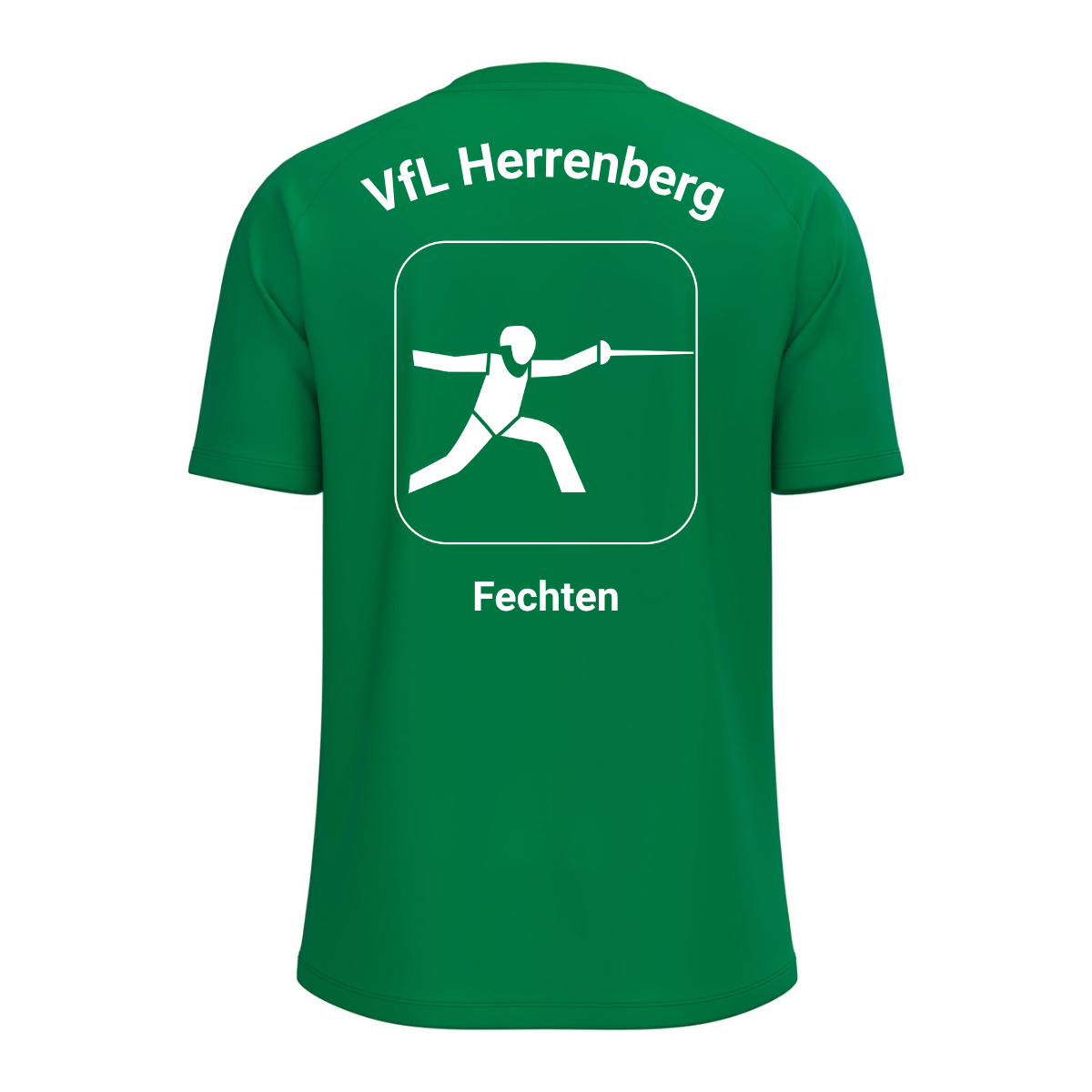 JAKO T-Shirt One Grün (inkl. Bedruckung) - VfL Herrenberg Fechten