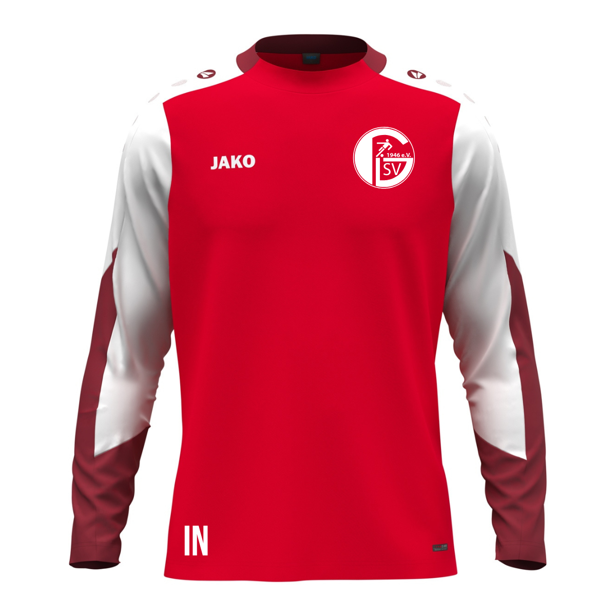 JAKO Longsleeve Dynamic rot/weiß (inkl. Bedruckung) - SV Gültlingen