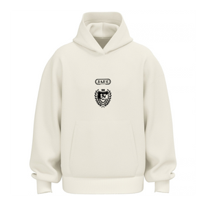 JAKO Kapuzensweat Wardrobe Off White (inkl. Bedruckung) - SV Vollmaringen