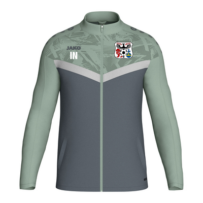 JAKO Polyesterjacke Iconic anthra light/mintgrün/soft grey (inkl. Bedruckung) - SGM Heckengäu Trainer