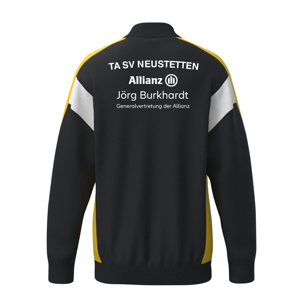 Erima CELEBRATE 125 Polyesterjacke schwarz/gelb(inkl. Bedruckung) - TA Neustetten