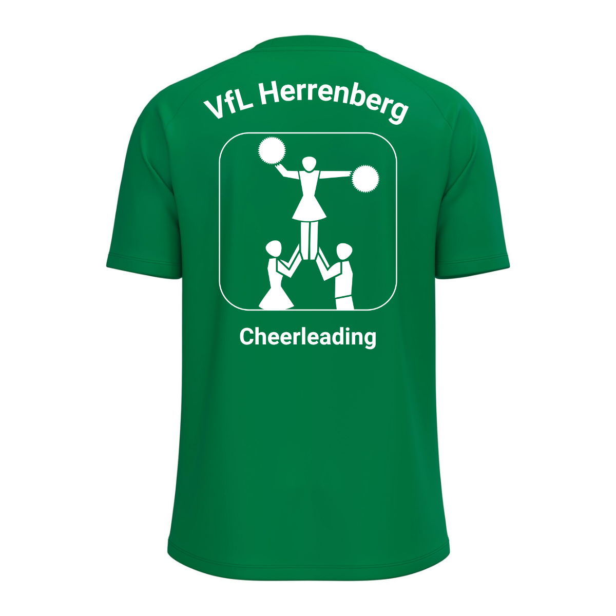 JAKO T-Shirt One Grün (inkl. Bedruckung) - VfL Herrenberg Cheerleading