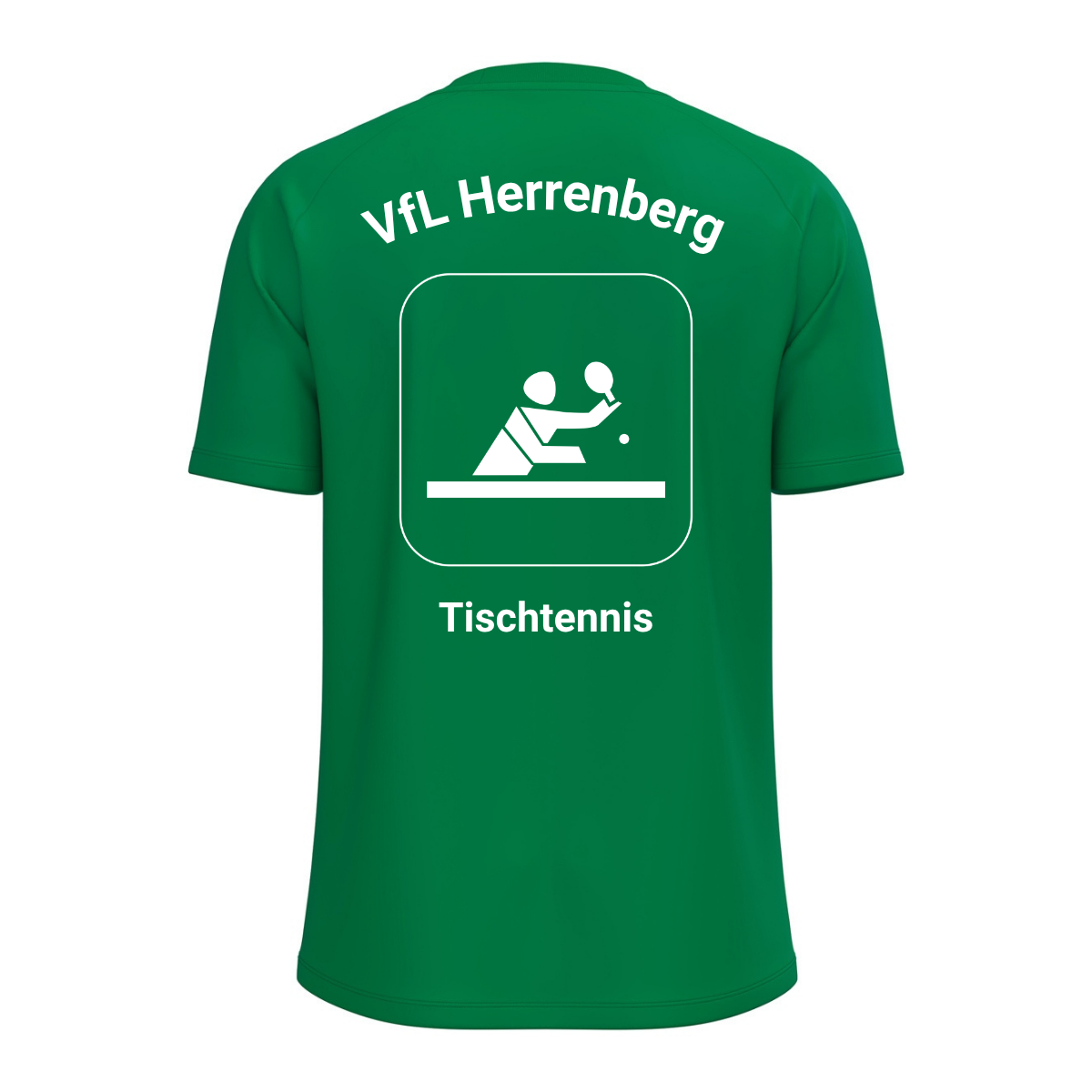 JAKO T-Shirt One Grün (inkl. Bedruckung) - VfL Herrenberg Tischtennis