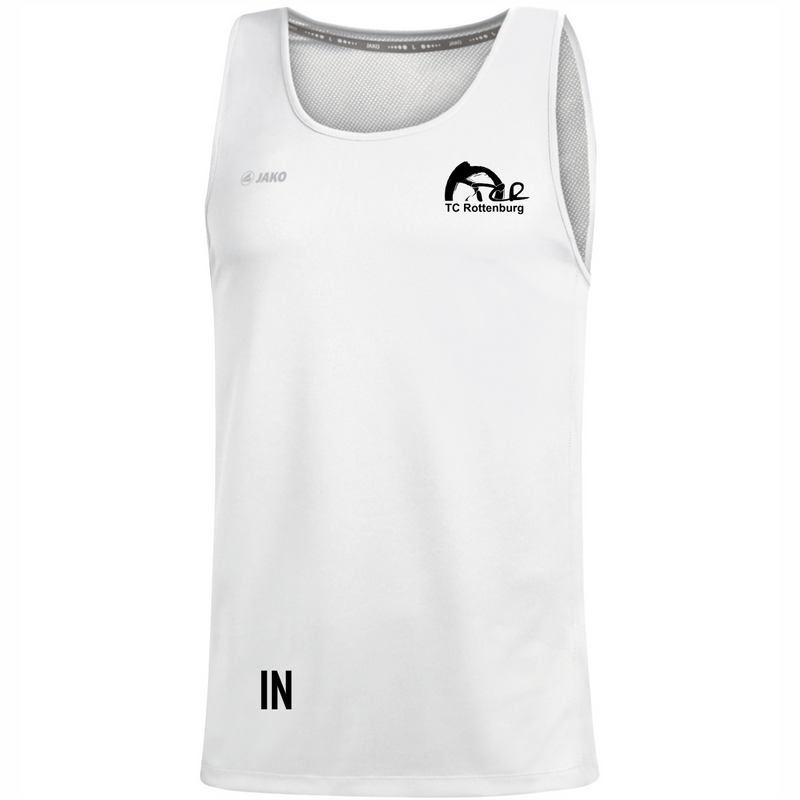 JAKO Tanktop Run 2.0 weiß (inkl. Bedruckung) - TC Rottenburg