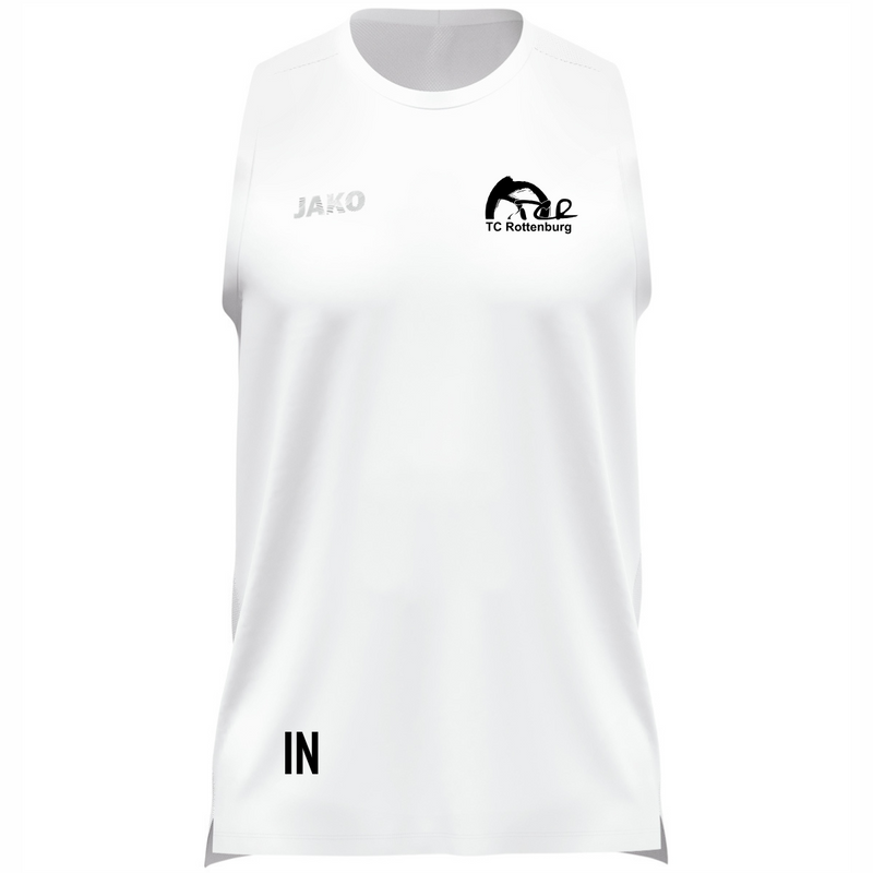JAKO Tanktop Light Flow weiß (inkl. Bedruckung) - TC Rottenburg