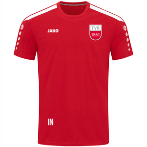 JAKO T-Shirt Power (Turnen) rot (inkl. Bedruckung) - TV Rottenburg