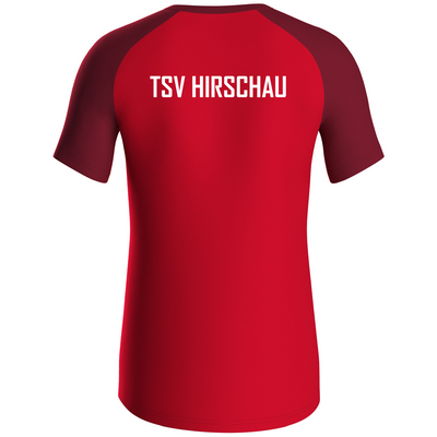 JAKO T-Shirt Iconic rot/weinrot (inkl. Bedruckung) - TSV Hirschau