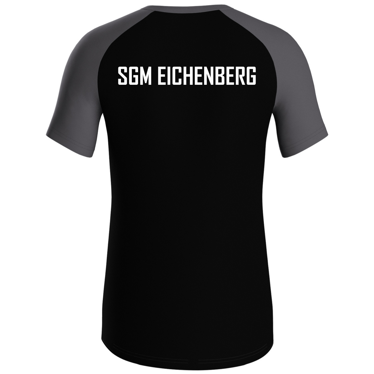 JAKO T-Shirt Iconic (inkl. Bedruckung) schwarz/anthrazit - SGM Eichenberg