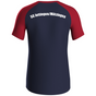 JAKO T-Shirt Iconic marine/chili rot (inkl. Bedruckung) - SG Jettingen