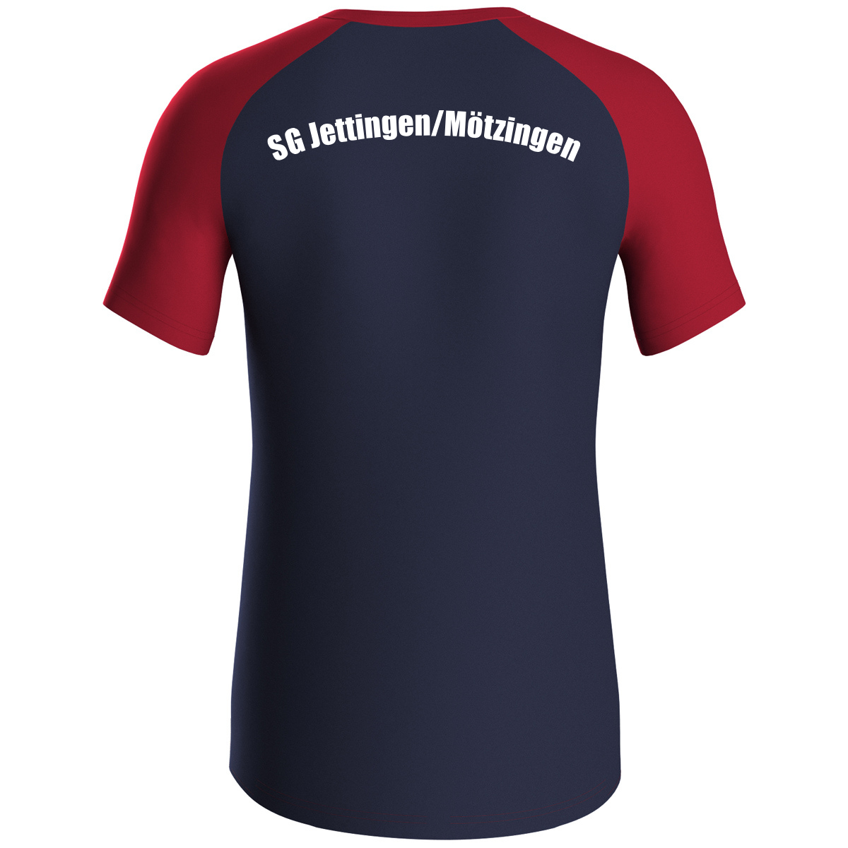 JAKO T-Shirt Iconic marine/chili rot (inkl. Bedruckung) - SG Jettingen