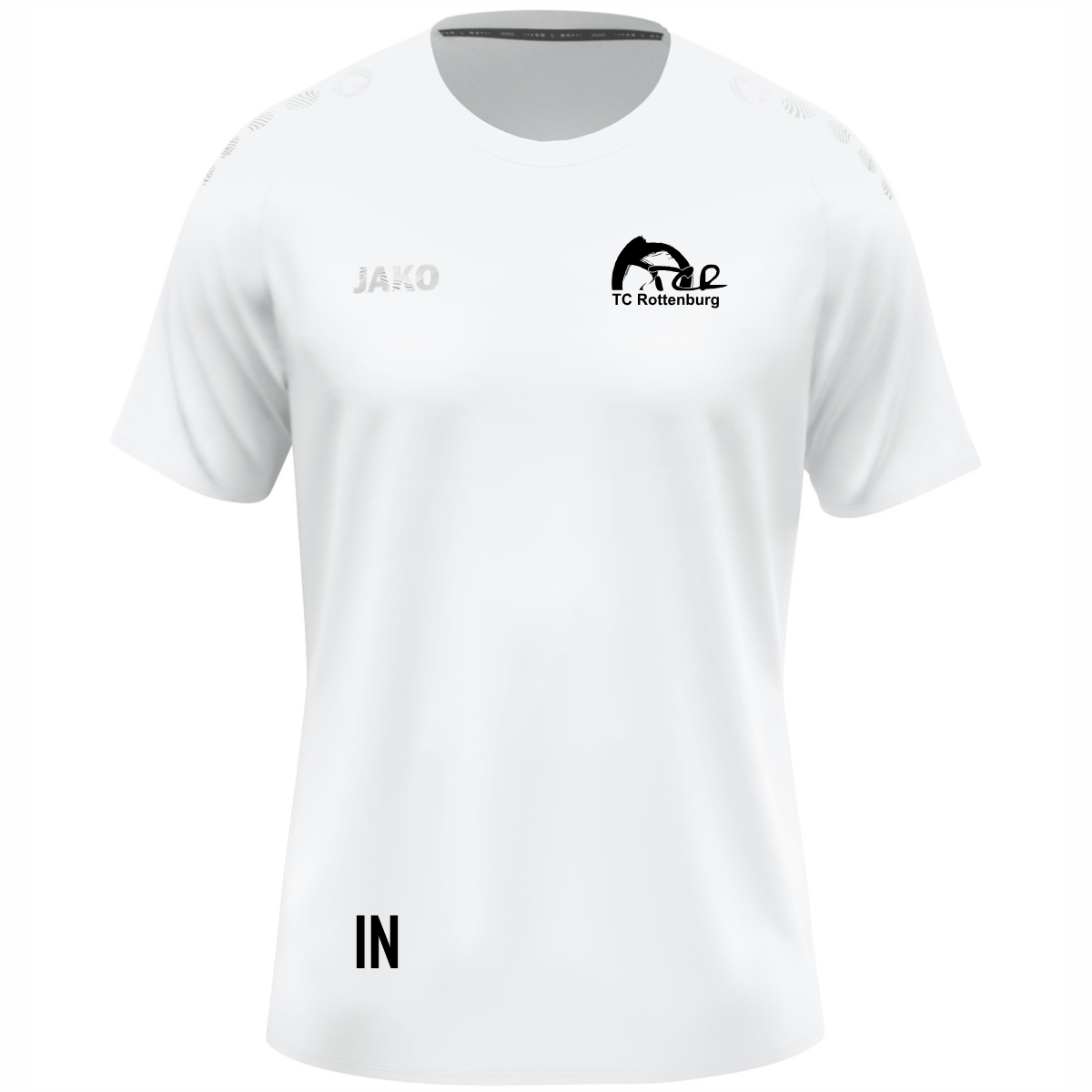 JAKO T-Shirt Light Flow weiß (inkl. Bedruckung) - TC Rottenburg