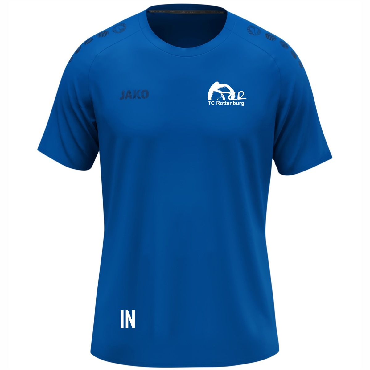 JAKO T-Shirt Light Flow royal (inkl. Bedruckung) - TC Rottenburg