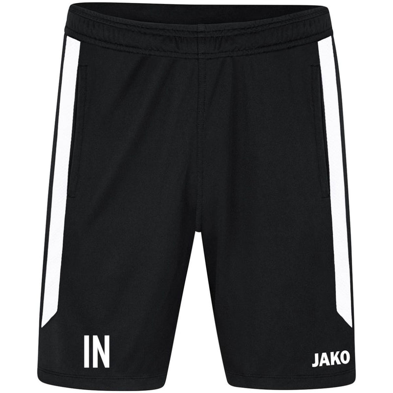 JAKO Short Power schwarz/weiß (inkl. Bedruckung) - Nur Initialen