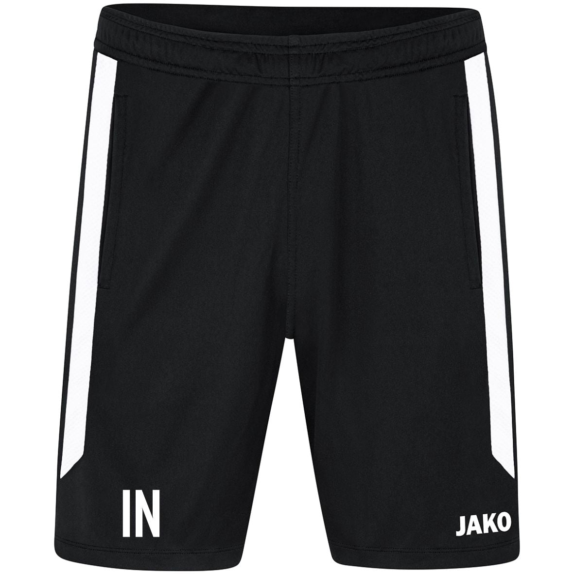 JAKO Short POWER (inkl. Bedruckung) - Schwarz/Weiss