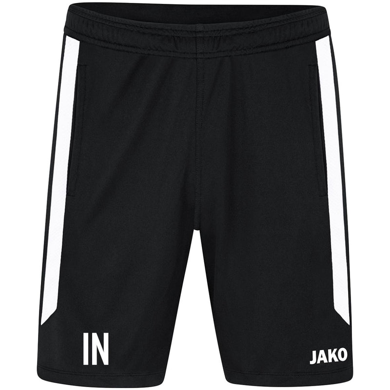 JAKO Short POWER (inkl. Bedruckung) - Schwarz/Weiss