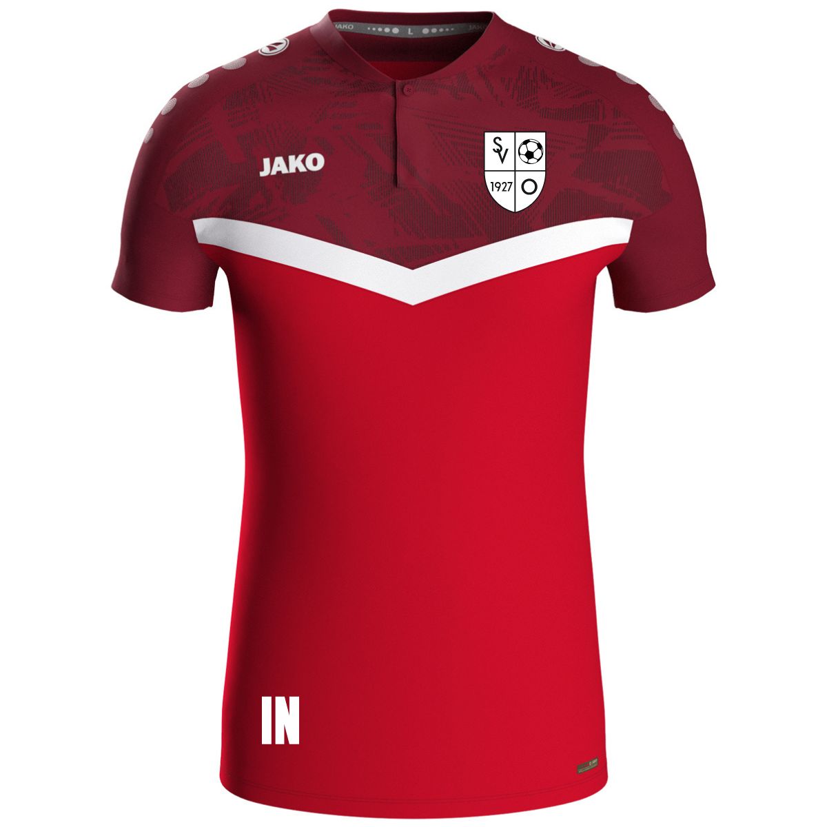 JAKO Poloshirt Iconic rot (inkl. Bedruckung) - SV Owingen