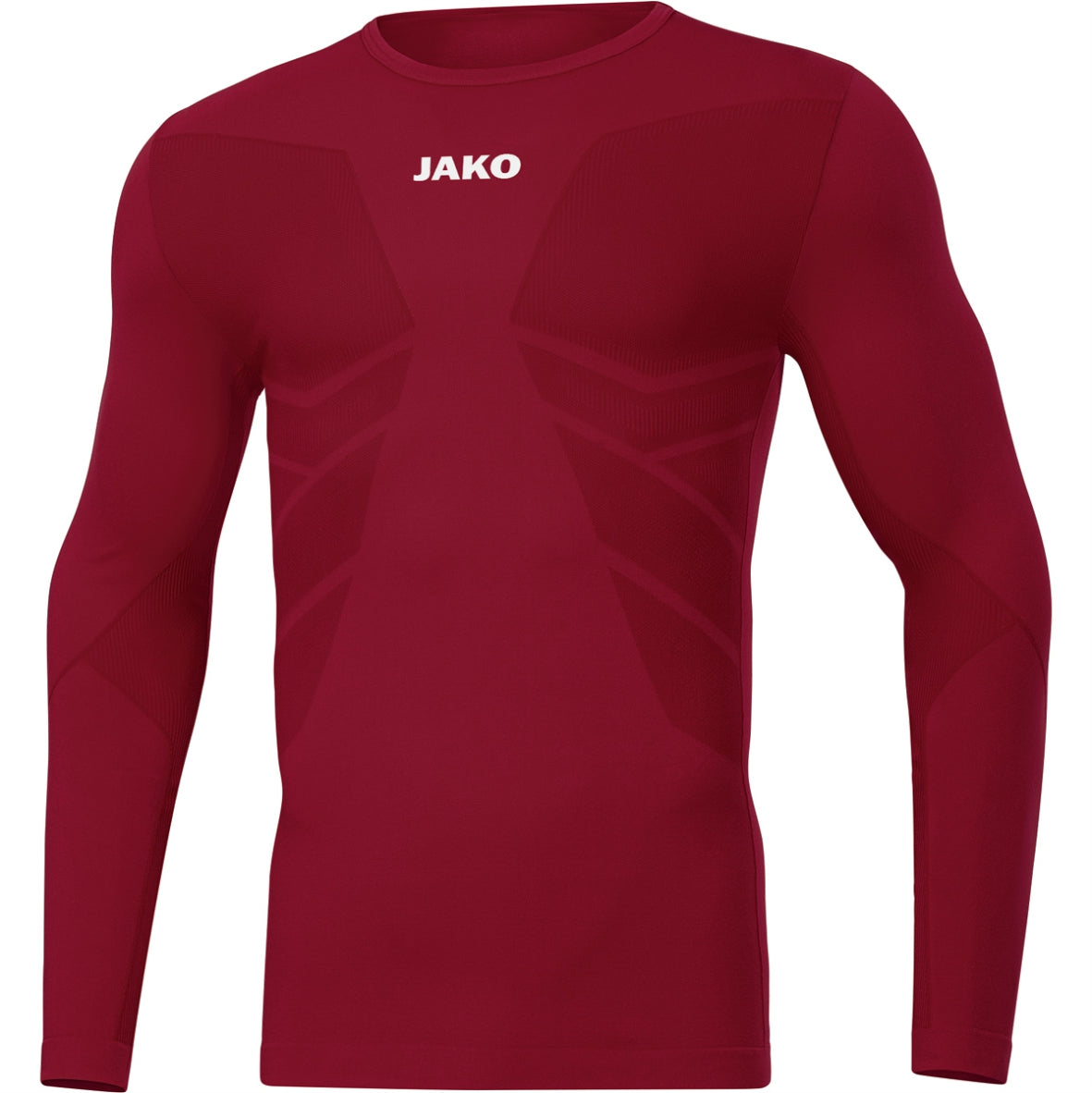 JAKO Longsleeve Comfort 2.0 weinrot