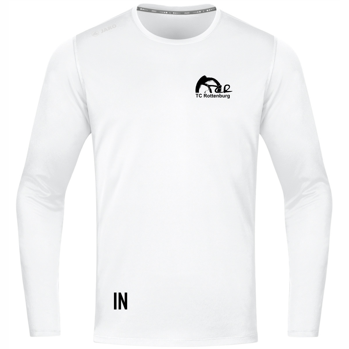 JAKO Longsleeve Run 2.0 weiß (inkl. Bedruckung) - TC Rottenburg