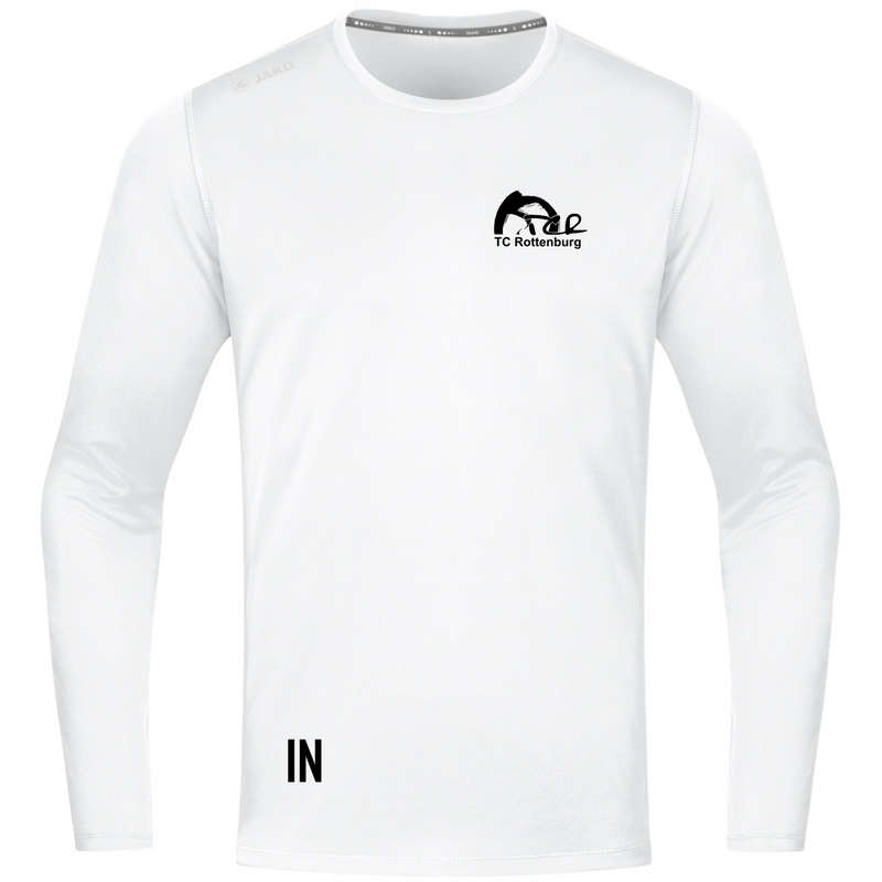 JAKO Longsleeve Run 2.0 weiß (inkl. Bedruckung) - TC Rottenburg