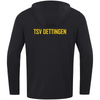 JAKO Kapuzenjacke Power schwarz/citro (inkl. Bedruckung) - TSV Dettingen