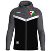 JAKO Kapuzenjacke Iconic weiß/soft grey/anthra light (inkl. Bedruckung) - SG Felldorf/Bierlingen