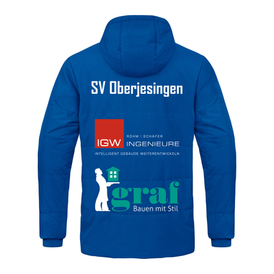 Winterjacke Team 2.0 royal (inkl. Bedruckung) - SV Oberjesingen Aktive