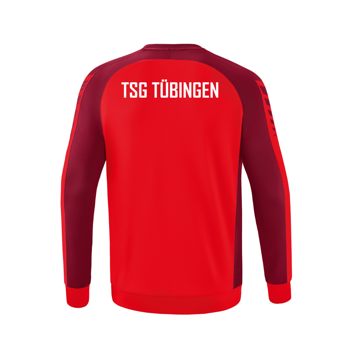 Erima Six Wings Sweatshirt rot / bordeaux (inkl. Bedruckung) - TSG Tübingen