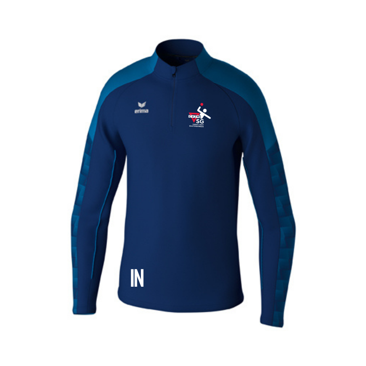 ERIMA EVO STAR Trainingstop new navy/mykonos blue (inkl. Bedruckung) - CVJM SG Hagelloch/Kusterdingen