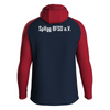 JAKO Kapuzenjacke Iconic marine/chili rot (inkl. Bedruckung) - Spvgg BFSO