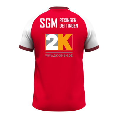 JAKO T-Shirt Dynamic rot/weiß (inkl. Bedruckung) - SGM Rexingen Jugend