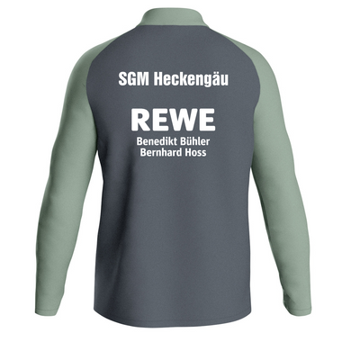 JAKO Polyesterjacke Iconic anthra light/mintgrün/soft grey (inkl. Bedruckung) - SGM Heckengäu