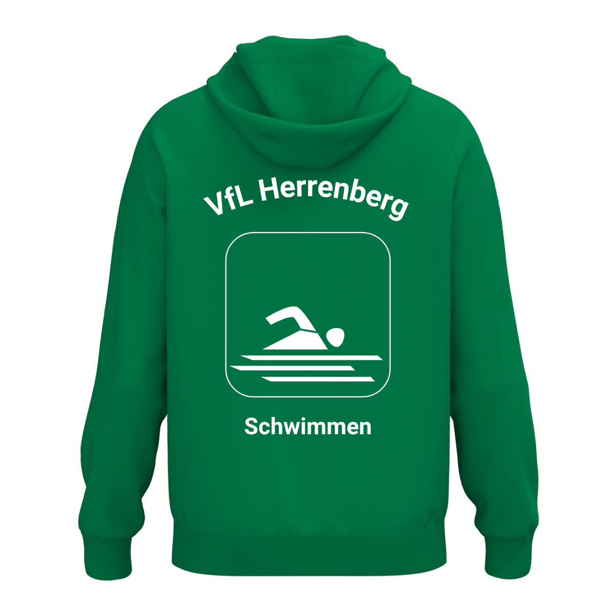 JAKO Kapuzenhoodie One Cotton Grün (inkl. Bedruckung) - VfL Herrenberg Schwimmen