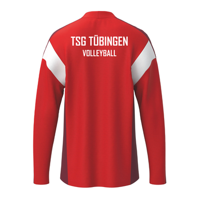 Erima CELEBRATE 125 ZipTop rot/weiß (inkl. Bedruckung) - TSG Tübingen Volleyball