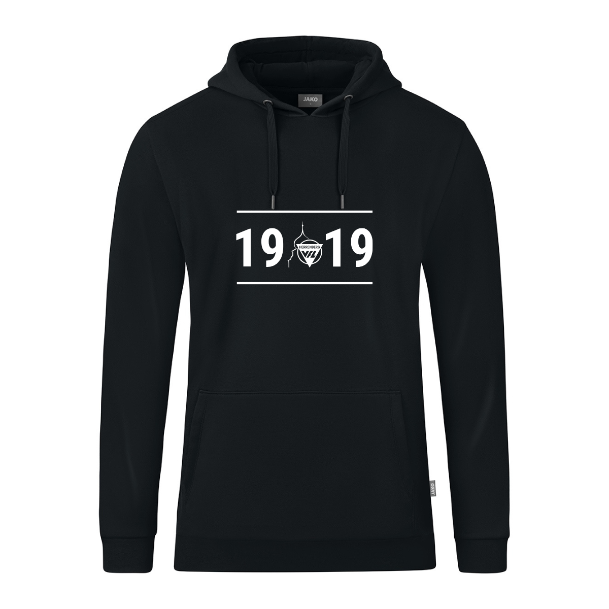 JAKO Herrenberg 1919 Hoodie (inkl. Bedruckung) - Schwarz