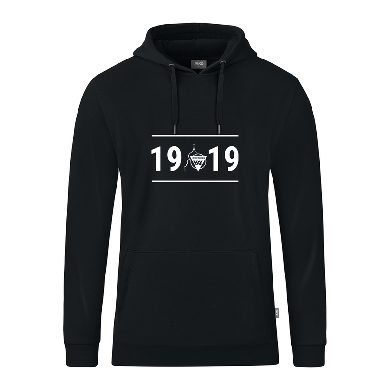 JAKO Herrenberg 1919 Hoodie (inkl. Bedruckung) - Schwarz