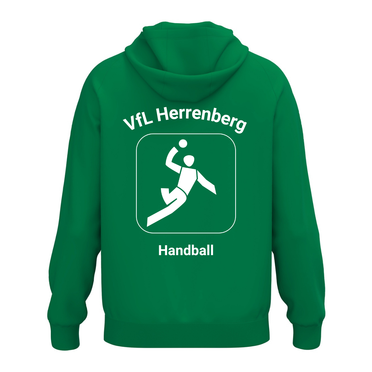 JAKO Kapuzenhoodie One Cotton Grün (inkl. Bedruckung) - VfL Herrenberg Handball