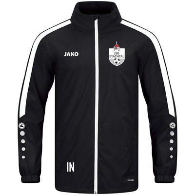 JAKO Allwetterjacke POWER (inkl. Bedruckung) - Schwarz - JSG Eyachtal